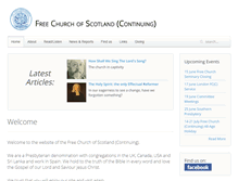 Tablet Screenshot of freechurchcontinuing.org